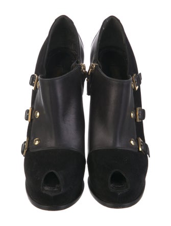 Louis Vuitton LV Monogram Suede Pumps