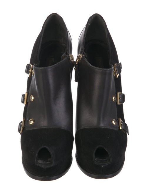 Louis Vuitton LV Monogram Suede Pumps