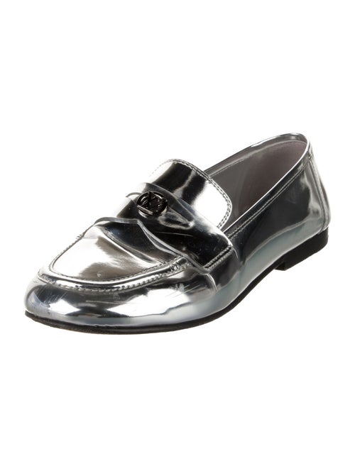 Louis Vuitton Monogram Pattern Patent Leather Loafers