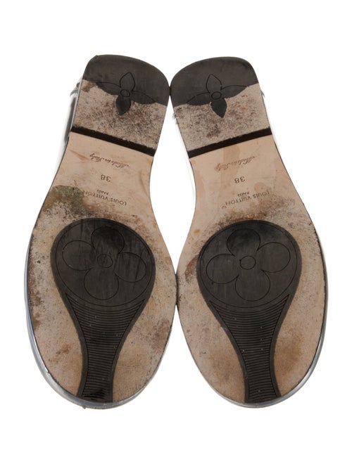 Louis Vuitton Monogram Pattern Patent Leather Loafers