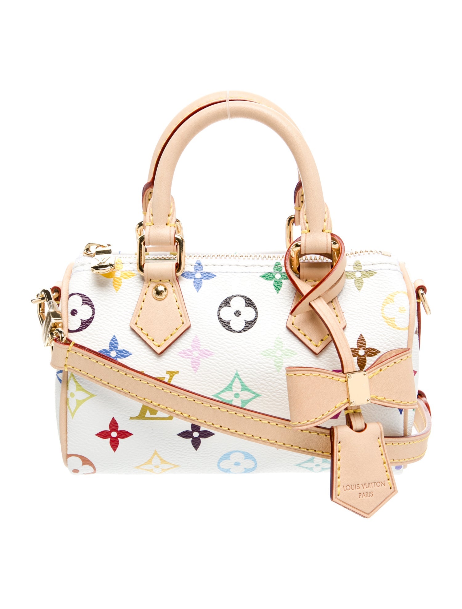 Louis Vuitton Multicolore Monogram Speedy Bandouliere Nano 2025