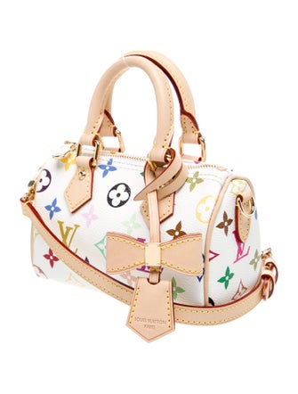 Louis Vuitton Multicolore Monogram Speedy Bandouliere Nano 2025