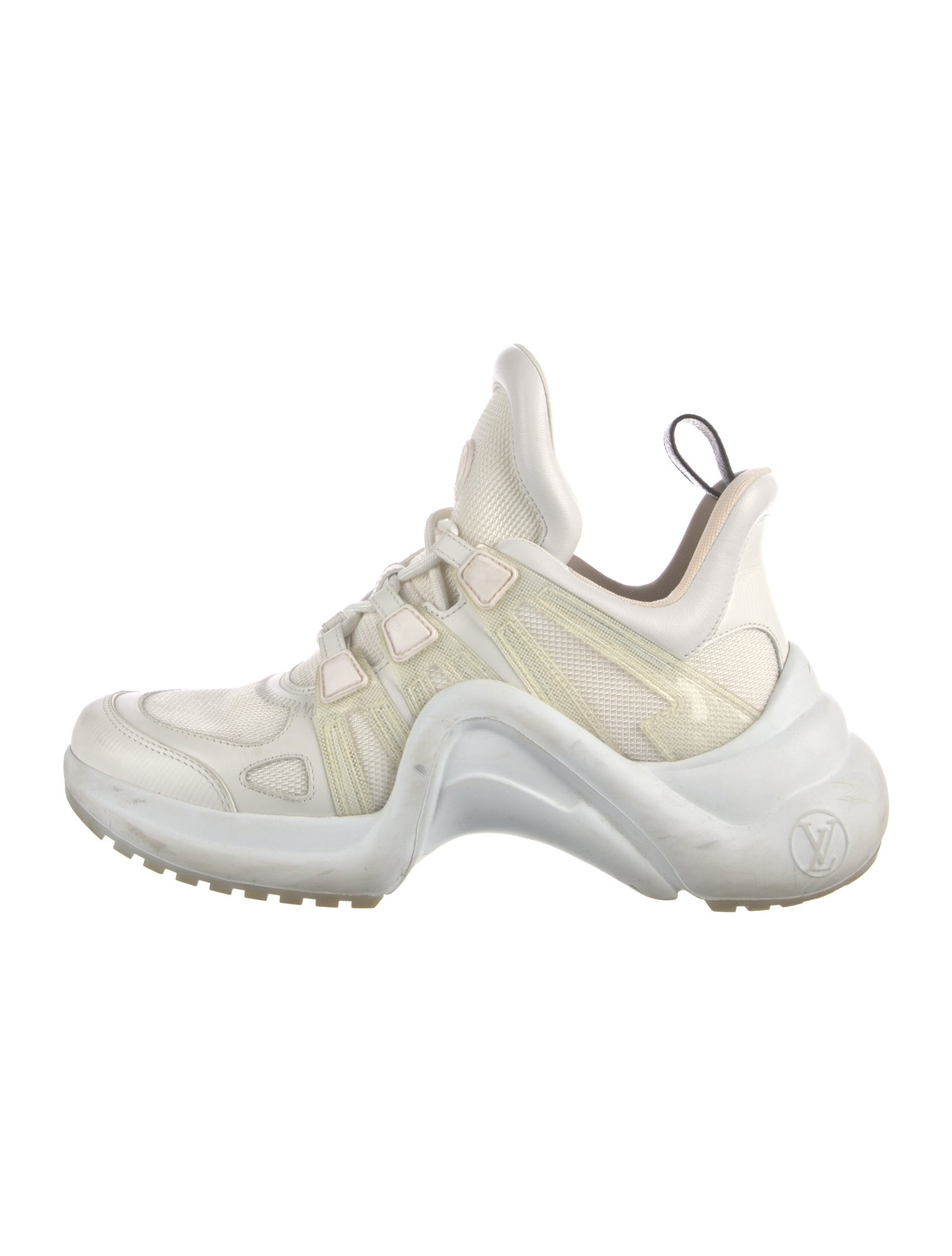 Louis Vuitton LV Monogram Leather Chunky Sneakers