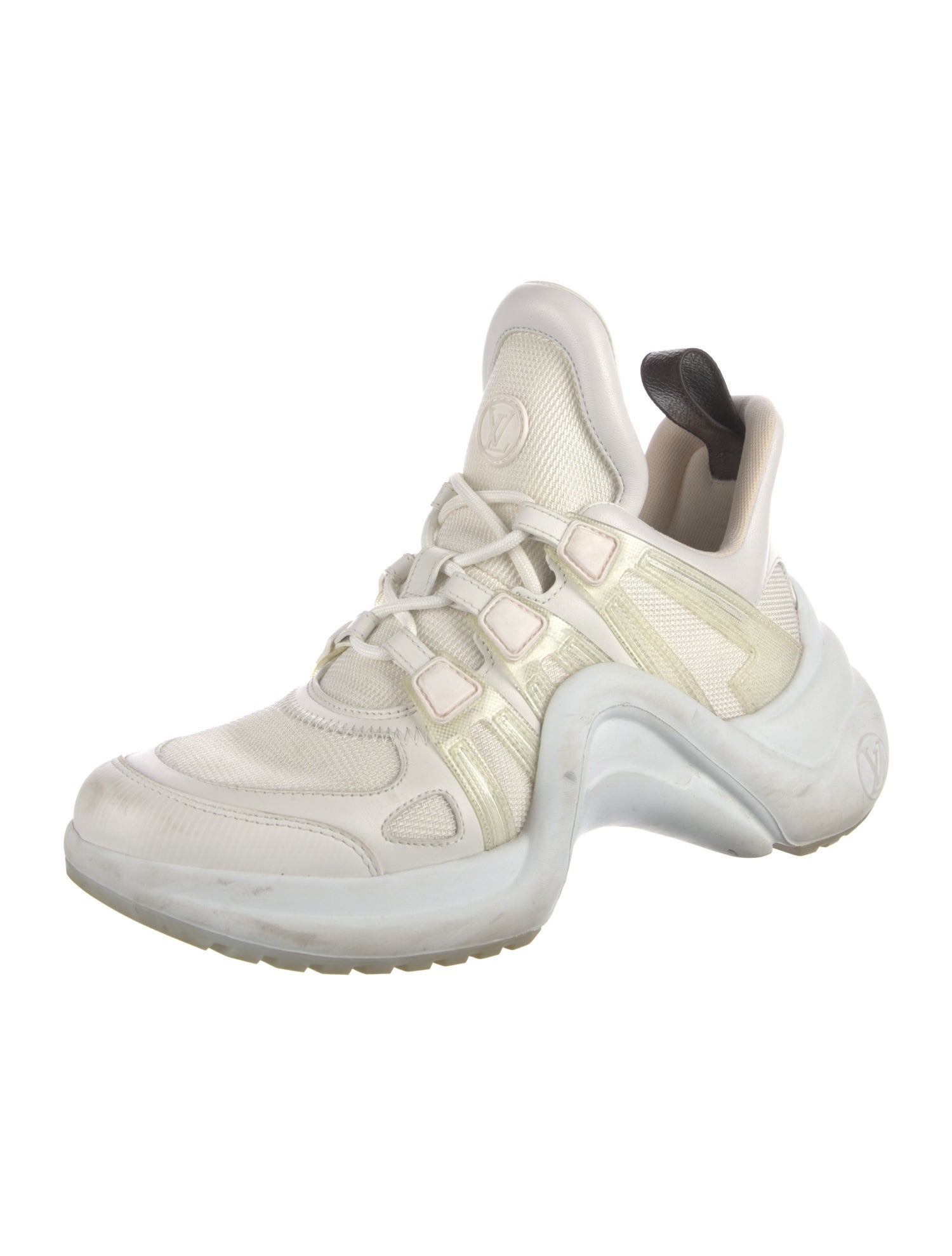 Louis Vuitton LV Monogram Leather Chunky Sneakers