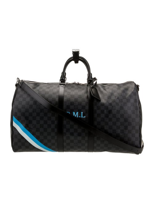 Louis Vuitton Damier Graphite Keepall Bandouliere 55