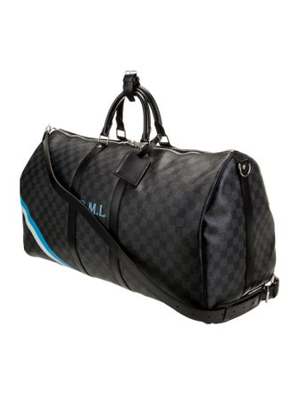 Louis Vuitton Damier Graphite Keepall Bandouliere 55