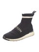 Louis Vuitton Embroidered Accent Sock Sneakers