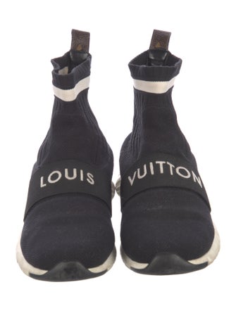 Louis Vuitton Embroidered Accent Sock Sneakers