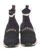 Louis Vuitton Embroidered Accent Sock Sneakers