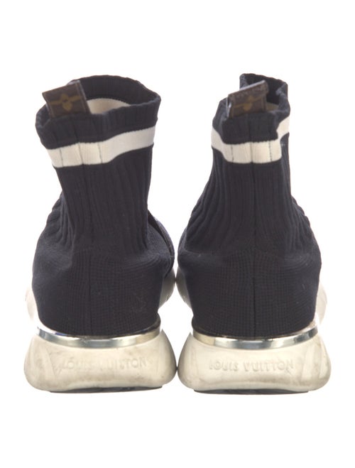 Louis Vuitton Embroidered Accent Sock Sneakers