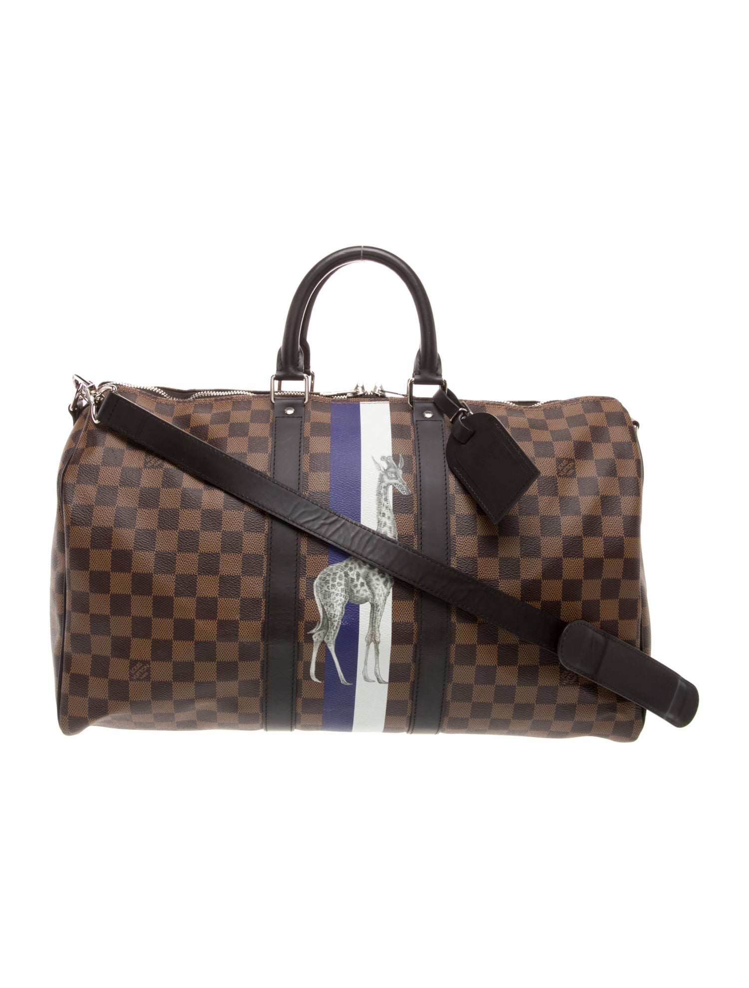 Louis Vuitton Damier Ebene Keepall Bandouliere 45