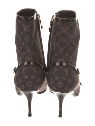 Louis Vuitton Monogram Idylle Pattern Canvas Boots