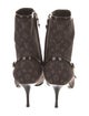 Louis Vuitton Monogram Idylle Pattern Canvas Boots