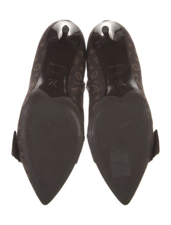 Louis Vuitton Monogram Idylle Pattern Canvas Boots