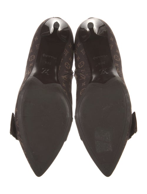 Louis Vuitton Monogram Idylle Pattern Canvas Boots