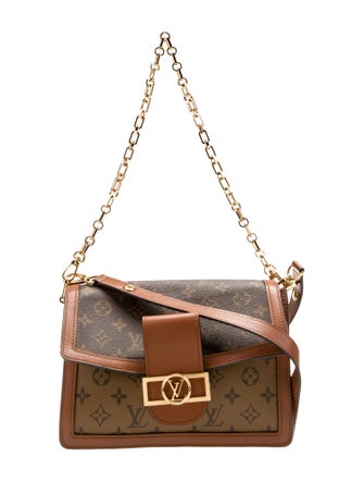 Louis Vuitton LV Monogram Monogram Reverse Canvas MM Dauphine Bag MM