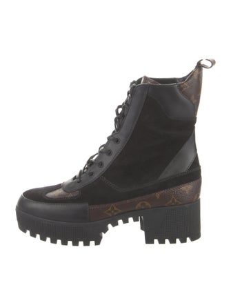 Louis Vuitton 2021 Laureate Platform Desert Boots Combat Boots