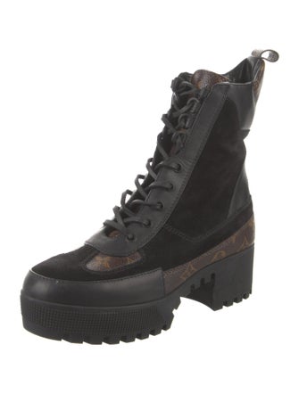 Louis Vuitton 2021 Laureate Platform Desert Boots Combat Boots