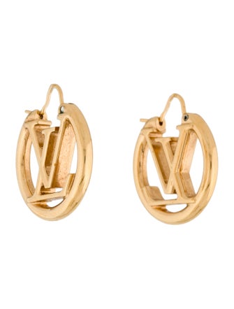 Louis Vuitton Louise PM Hoop Earrings