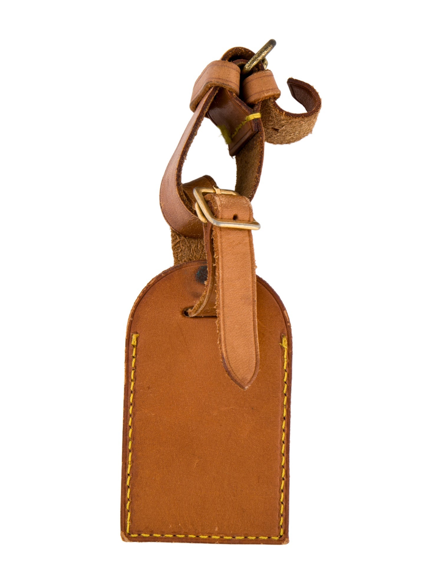 Louis Vuitton Vachetta Luggage Tag and Handle Strap Set
