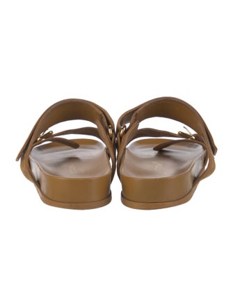 Louis Vuitton LV Monogram Suede Slides