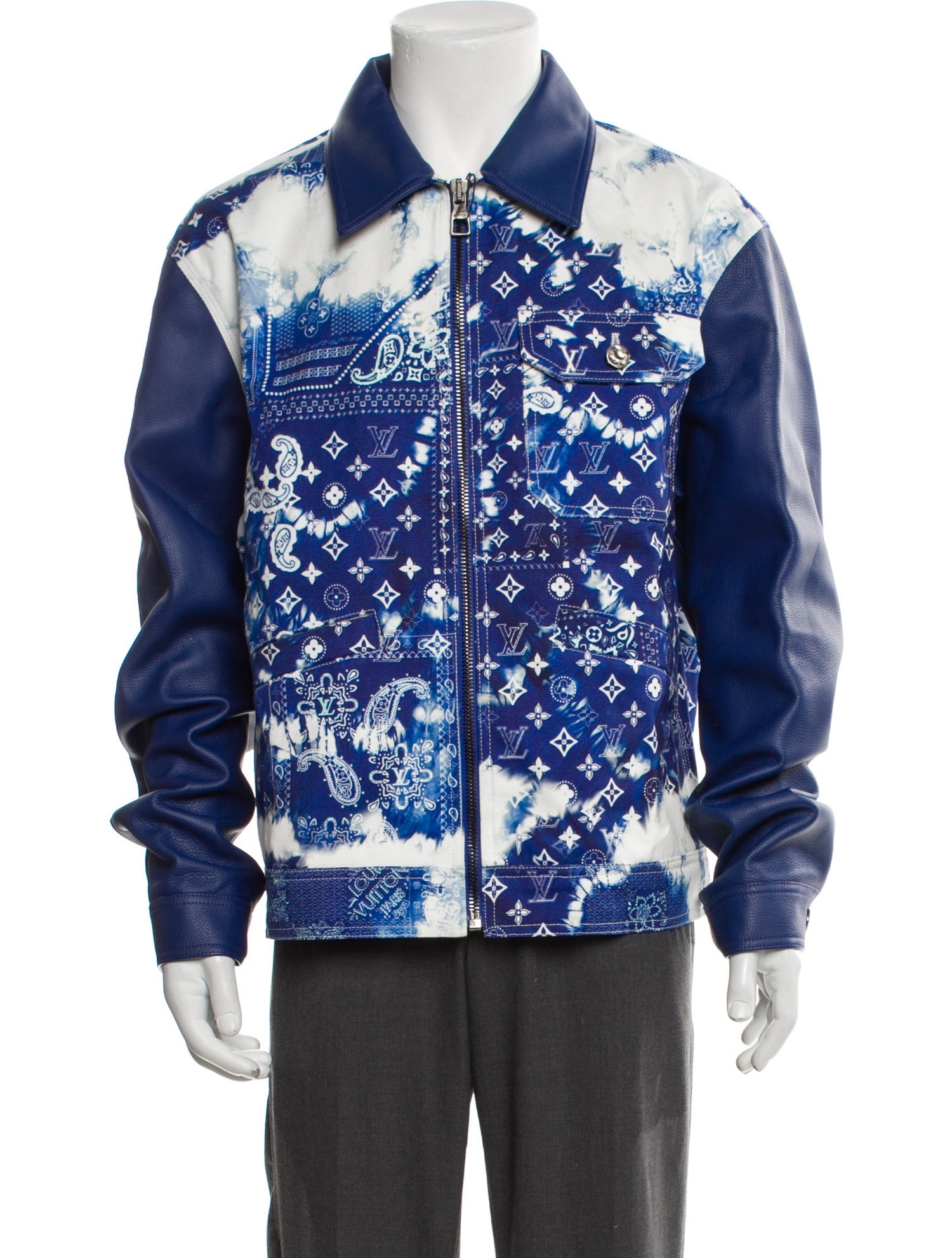 Louis Vuitton 2022 Monogram Bandana Denim Jacket