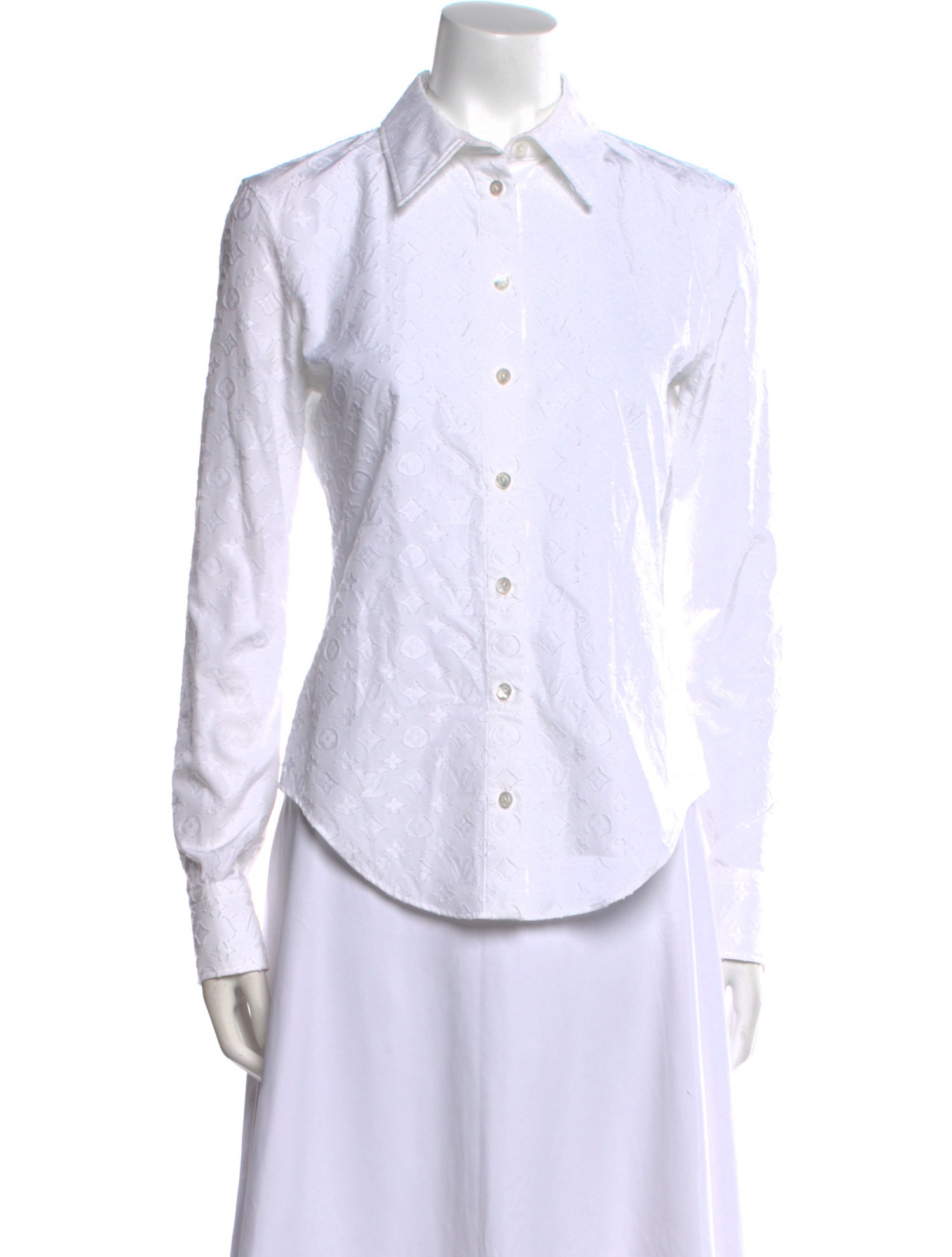 Louis Vuitton 2019 Long Sleeve Button-Up Top