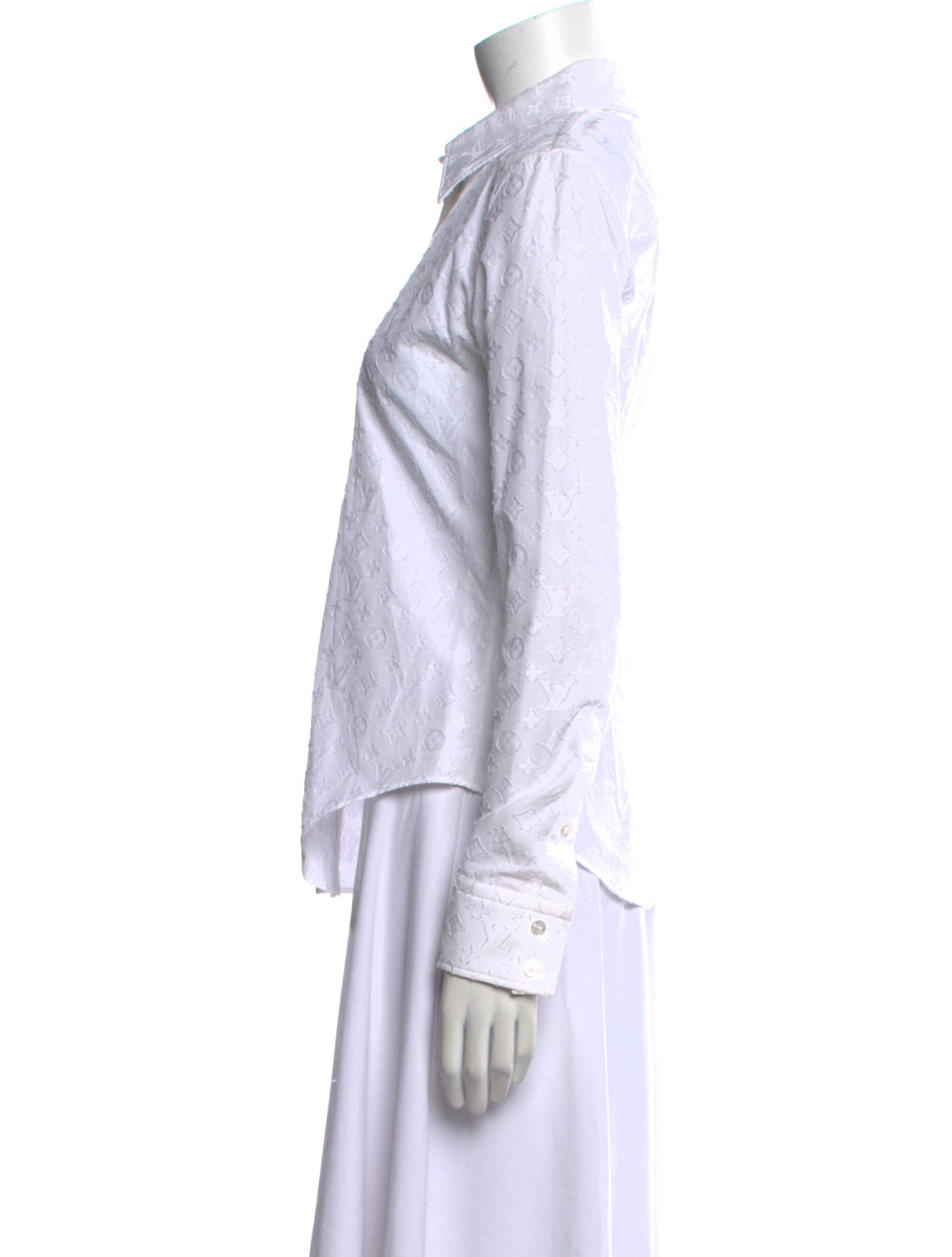 Louis Vuitton 2019 Long Sleeve Button-Up Top