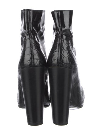 Louis Vuitton LV Monogram Patent Leather Combat Boots