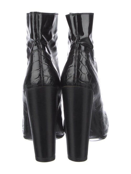 Louis Vuitton LV Monogram Patent Leather Combat Boots