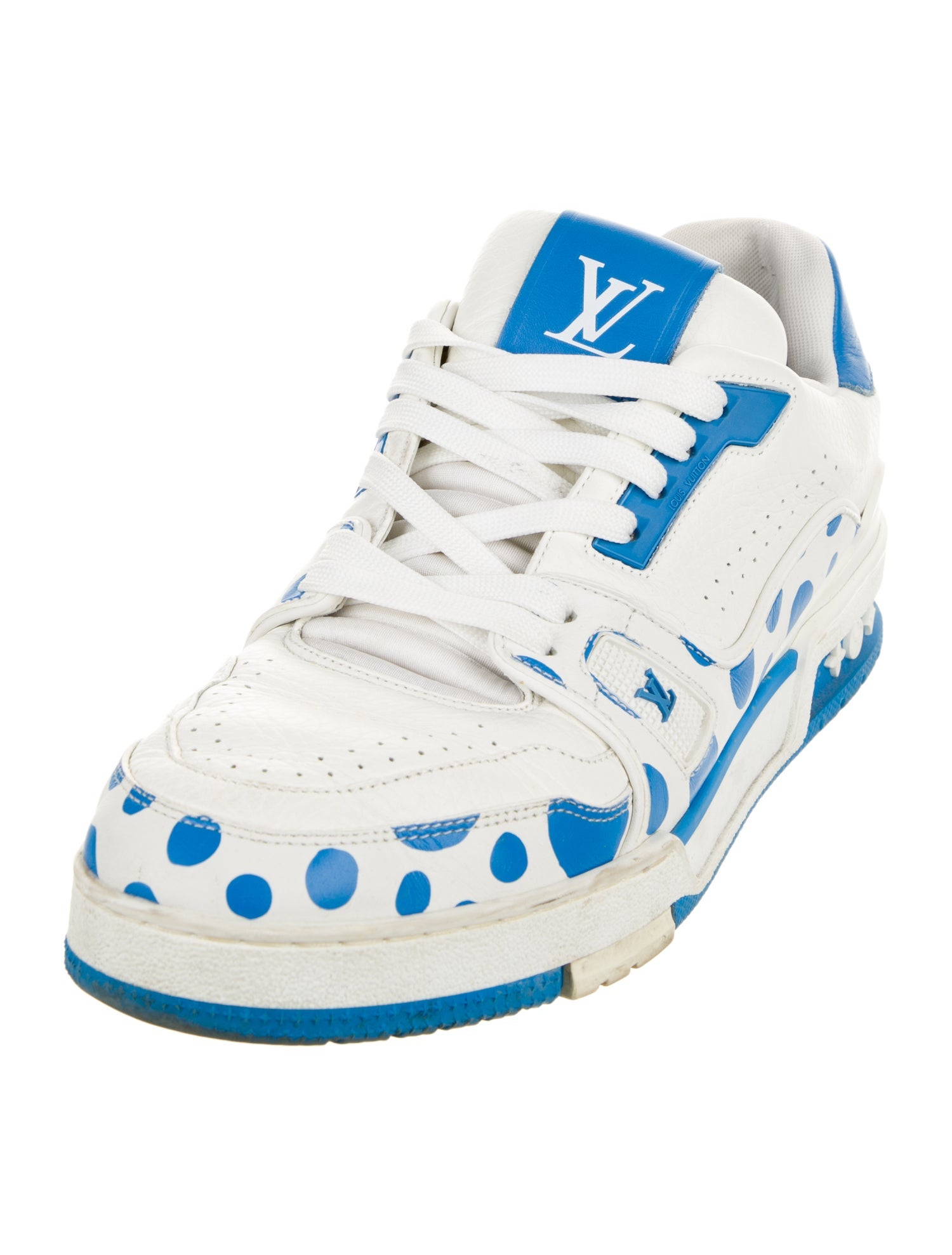 Louis Vuitton Leather Printed Sneakers