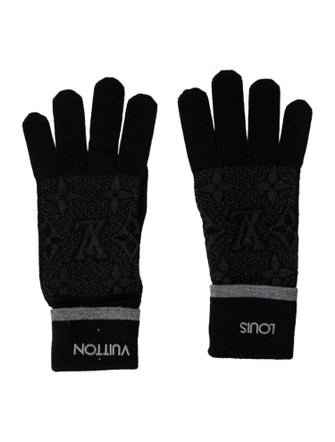 Louis Vuitton My Monogram Eclipse Wool Gloves