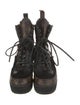 Louis Vuitton LV Monogram Suede Combat Boots