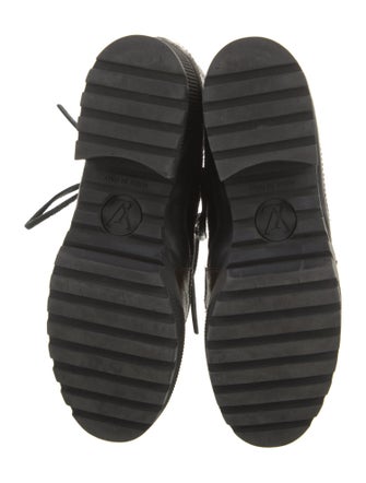 Louis Vuitton LV Monogram Suede Combat Boots