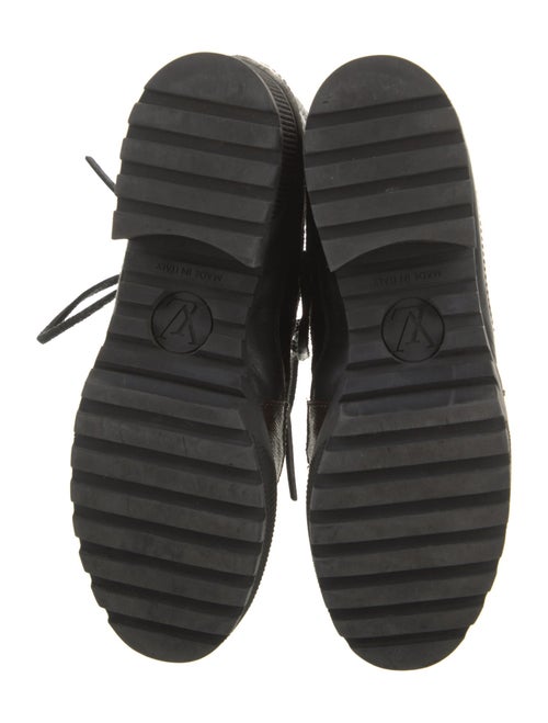 Louis Vuitton LV Monogram Suede Combat Boots