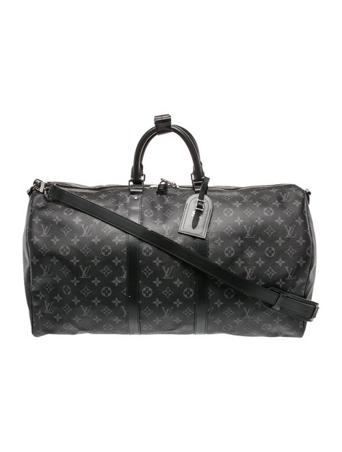 Louis Vuitton Monogram Eclipse Keepall Bandouliere 55