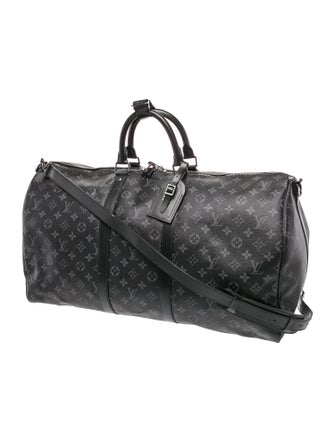Louis Vuitton Monogram Eclipse Keepall Bandouliere 55