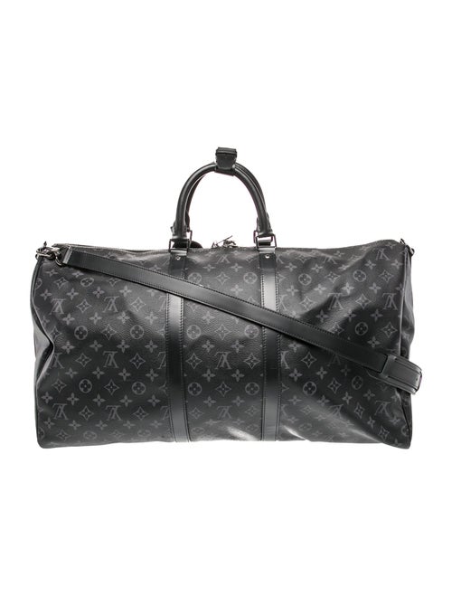 Louis Vuitton Monogram Eclipse Keepall Bandouliere 55