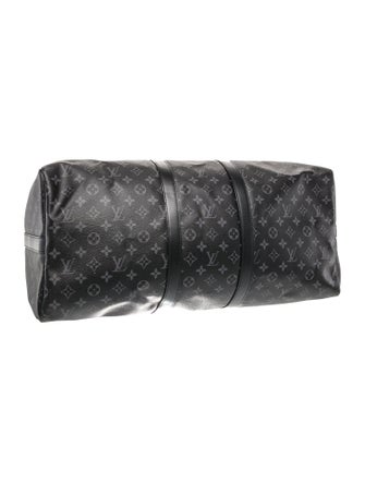 Louis Vuitton Monogram Eclipse Keepall Bandouliere 55