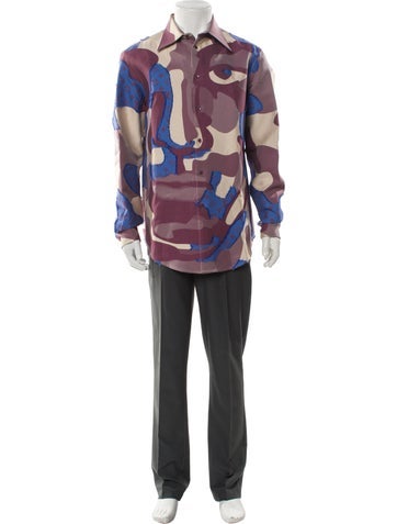 Louis Vuitton Dress Shirts 2023 LV Monogram Shirt S