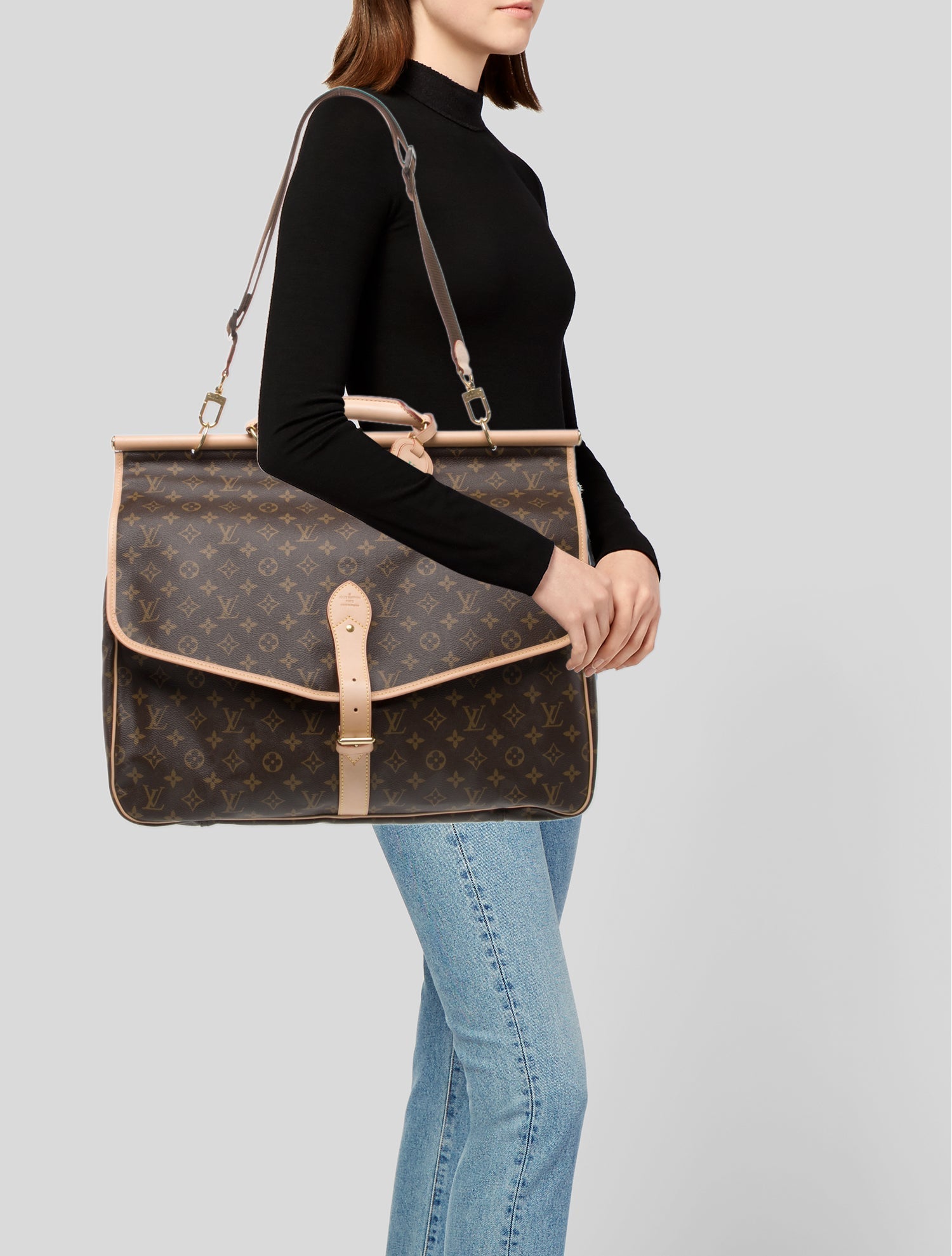 Louis Vuitton LV Monogram Sac Chasse Hunting Bag