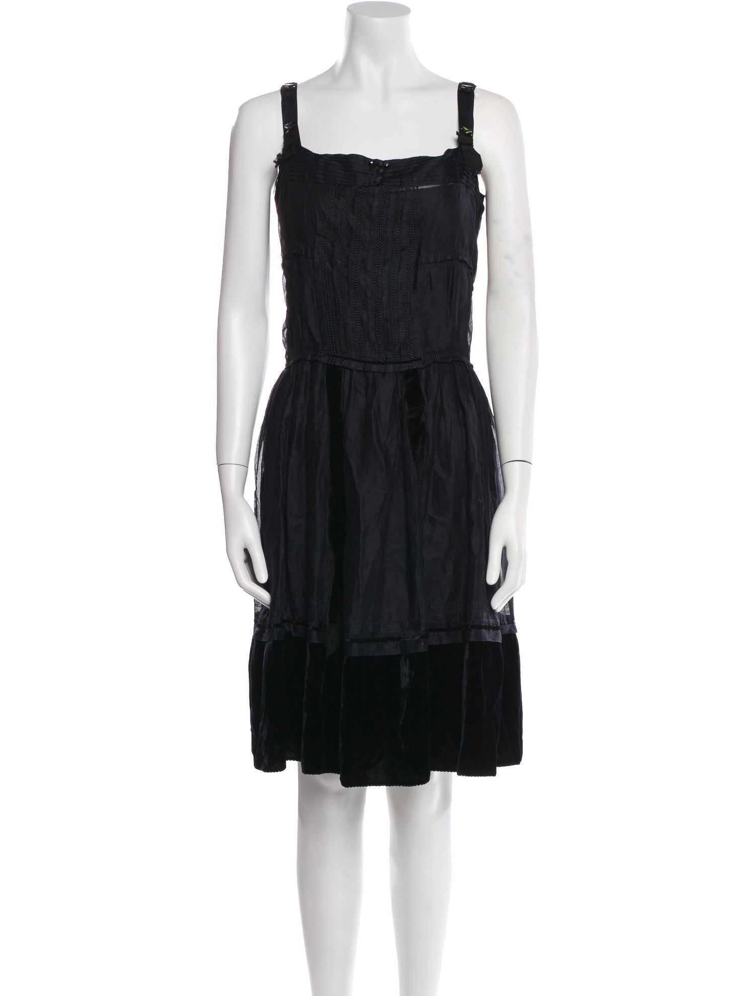 Louis Vuitton Vintage Knee-Length Dress