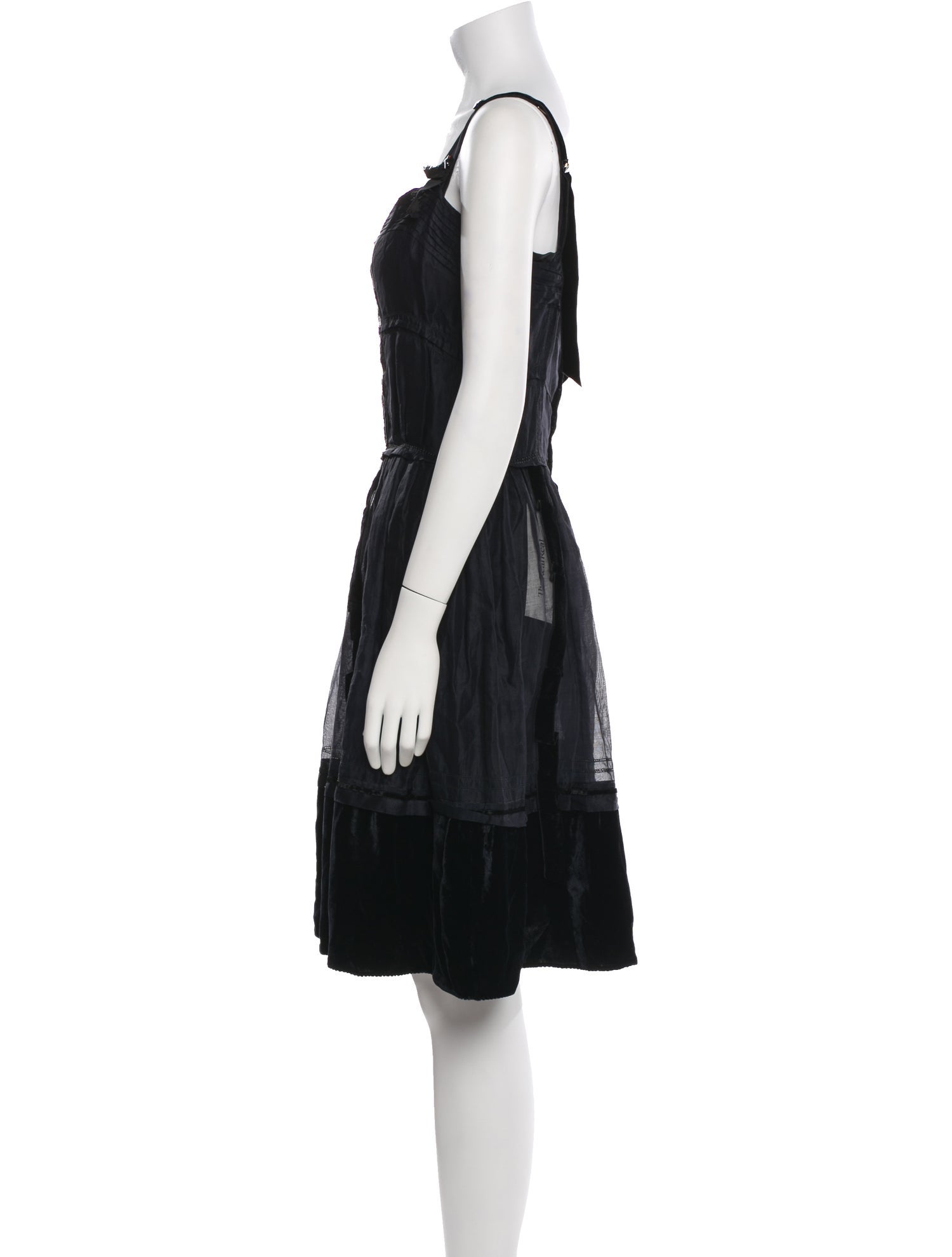 Louis Vuitton Vintage Knee-Length Dress