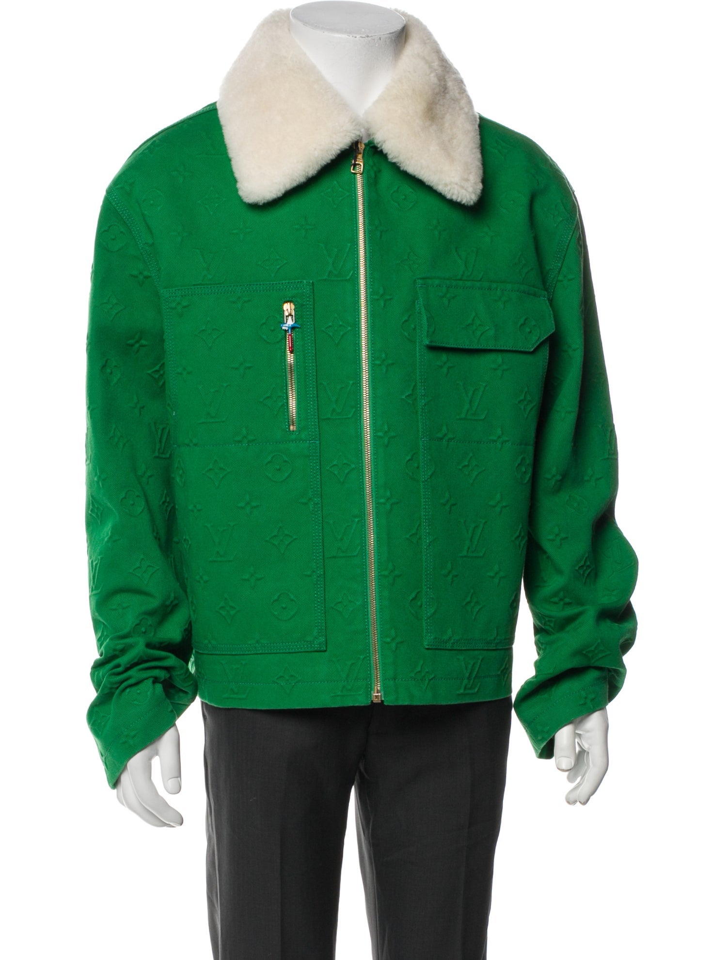 Louis Vuitton 2021 LV Monogram Trucker Jacket w/ Tags