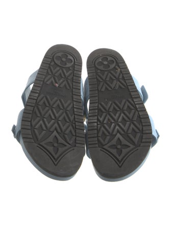 Louis Vuitton LV Monogram Leather Slides