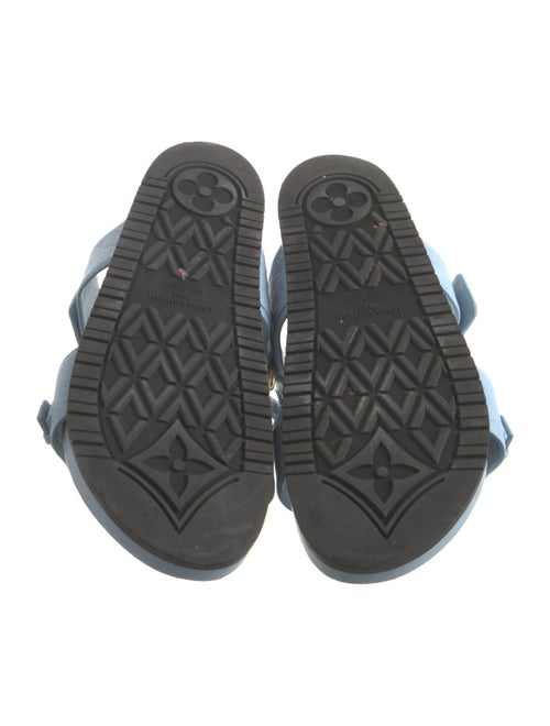 Louis Vuitton LV Monogram Leather Slides