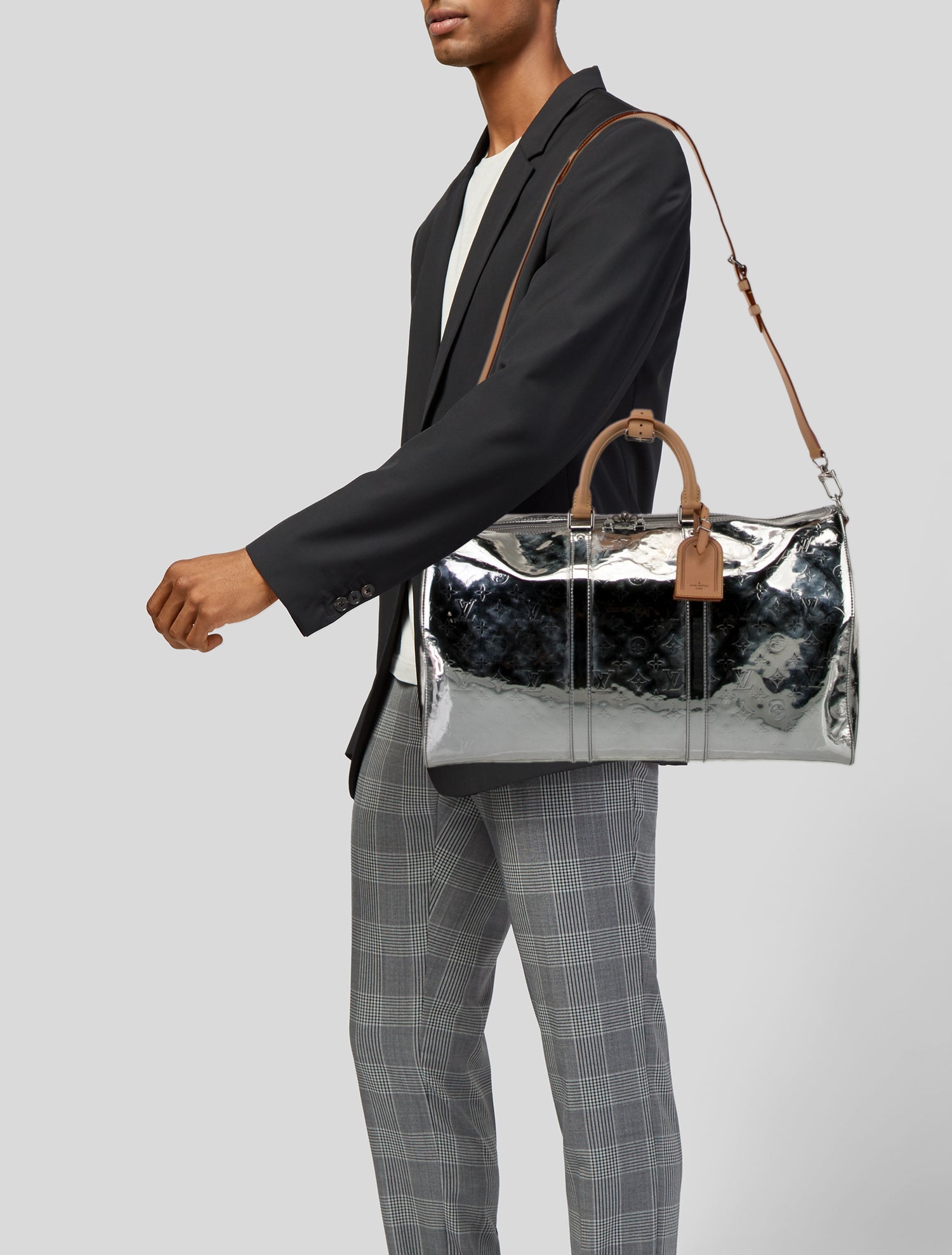 Louis Vuitton LV Monogram Mirror Keepall Bandouliere 50