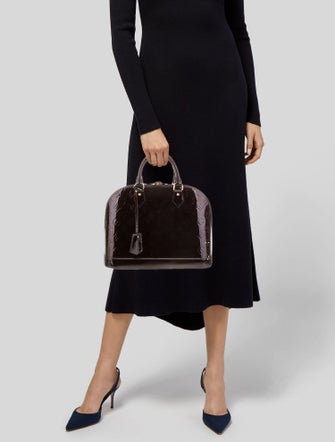 Louis Vuitton Monogram Vernis Alma PM