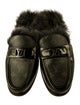 Louis Vuitton LV Monogram Leather Slippers