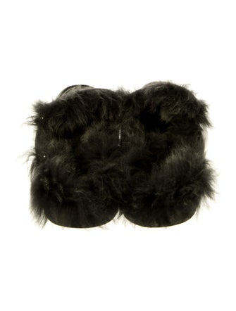 Louis Vuitton LV Monogram Leather Slippers